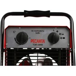 Тепловые пушки Ресанта ТЭП-3000 67/1/2 Тепловая электрическая пушка { квадратная, 220В, вентилятор/1500/3000 Вт, 6,1 кг }